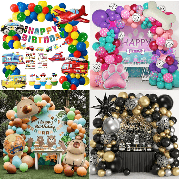 वाढदिवस पार्टी बलून कमान