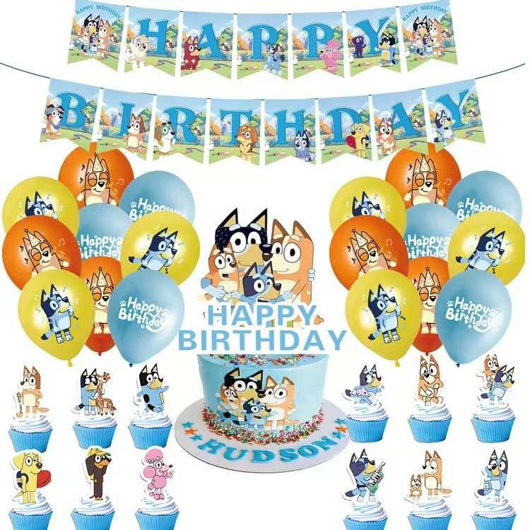 निळे फुगे