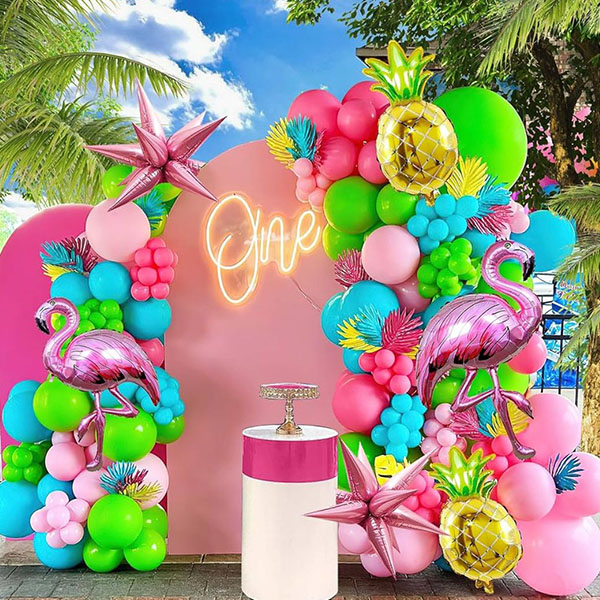 हवाईयन थीम बलून माला किट