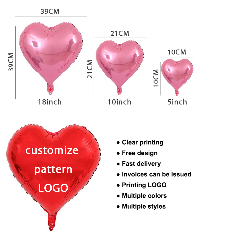 Heart Foil Balloons