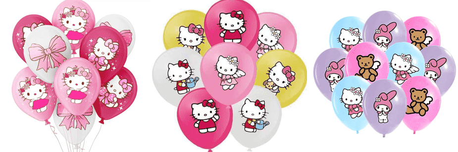 Hello Kitty latex balloon kits