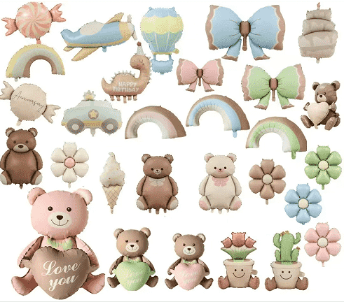 मॅट फ्रॉस्टेड फॉइल फुगे