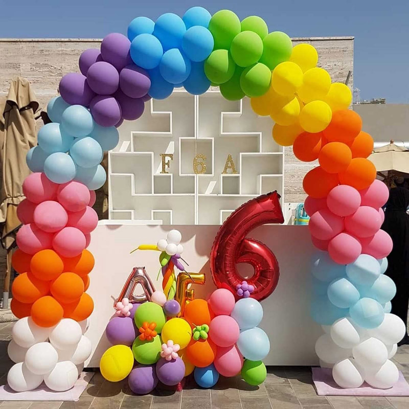 इंद्रधनुष्य फुग्याची माला