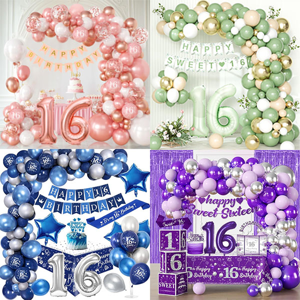 गोड 16 बलून कमान