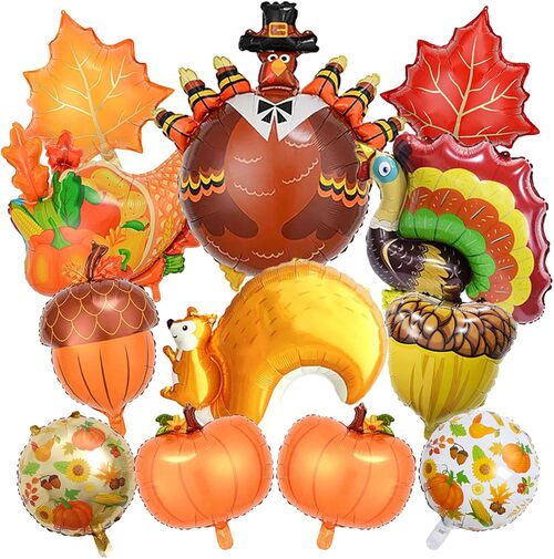 थँक्सगिव्हिंग फॉइल फुगे