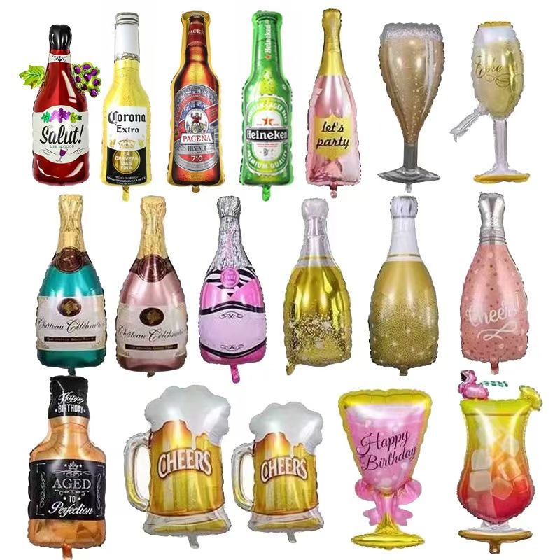 वाइन बाटली फॉइल फुगे